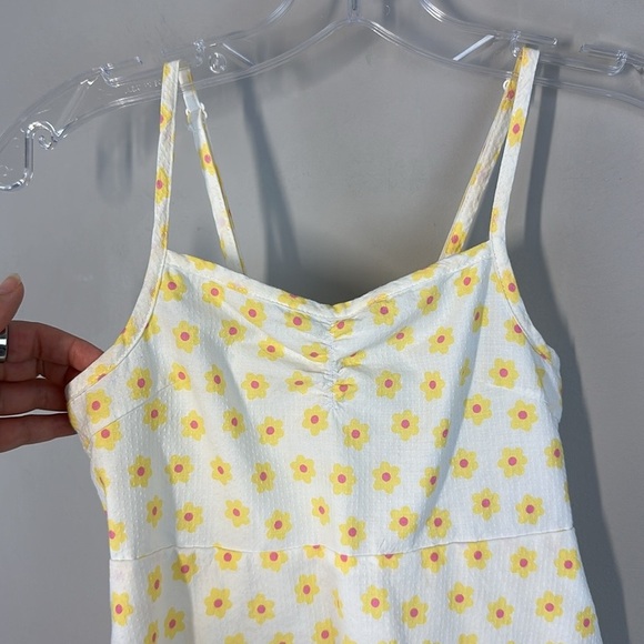 Cynthia Rowley Yellow And White Floral Dress Size 8 - Picture 8 of 15